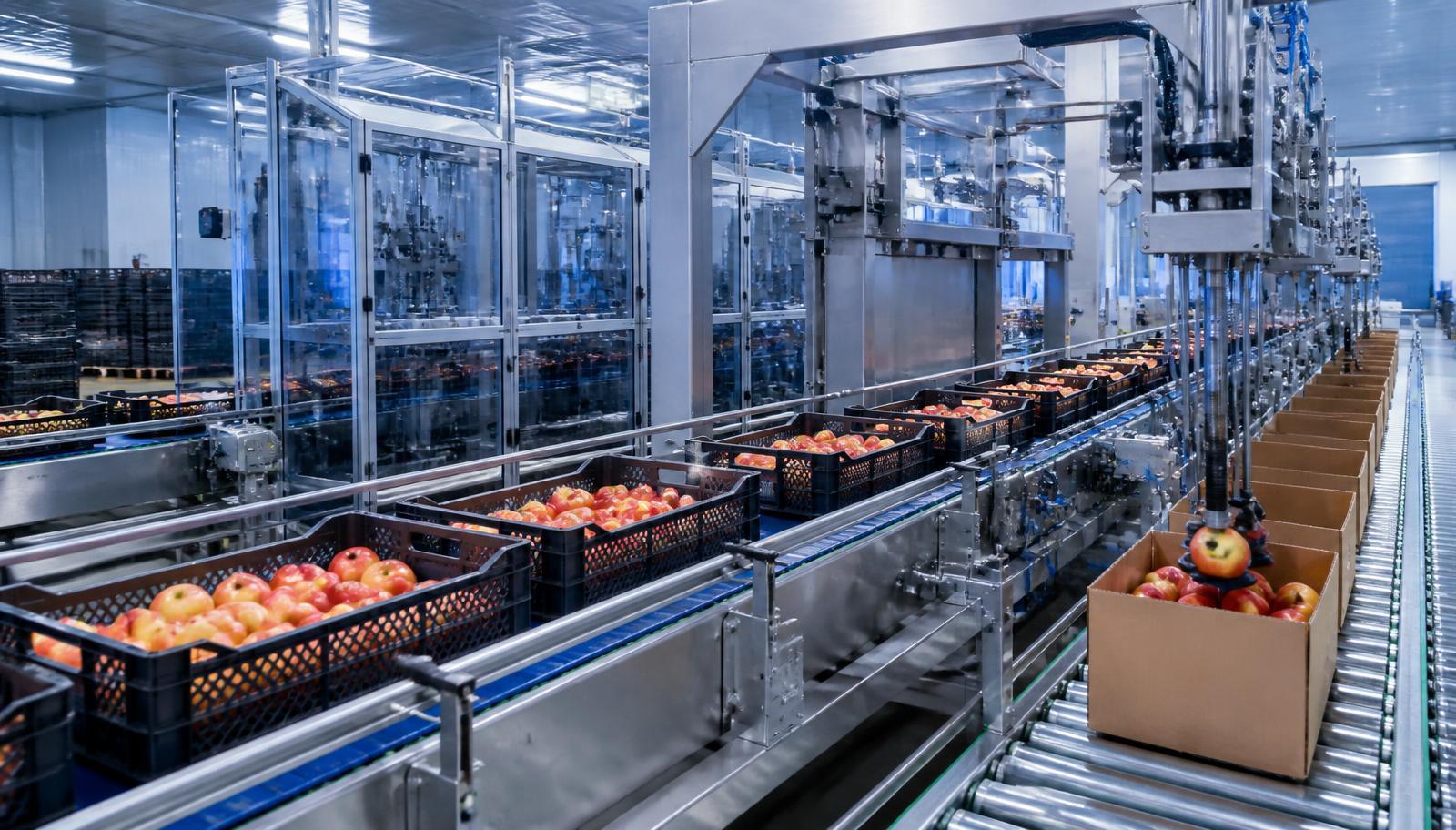 Linea di confezionamento ortofrutticolo